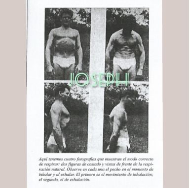 Exercícios respiratórios de Joseph Pilates.