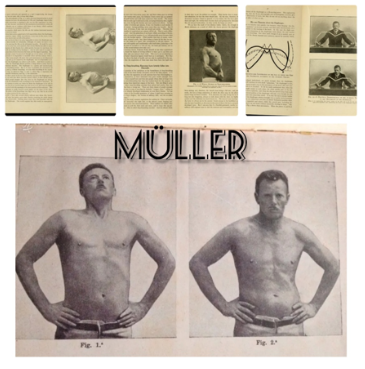 Jorgen Peter Muller realizando exercícios respiratórios