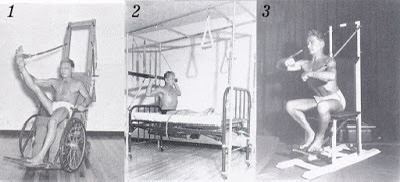 Joseph Pilates com suas invençōes