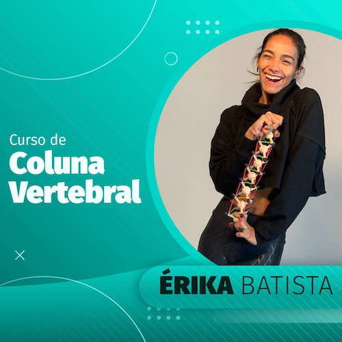 Curso de PIlates e coluna vertebral da Erika Batista