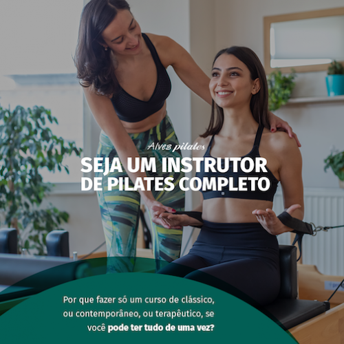 Curso-de-pilates-3-em-1 Professora e aluna em curso de formação em pilates