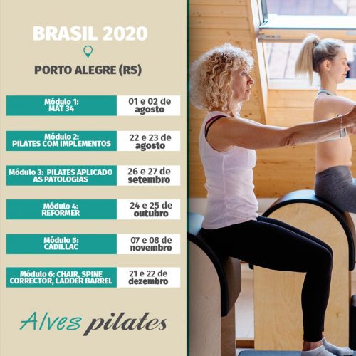 Curso Pilates Porto Alegre Datas de curso de pilates em Porto Alegre